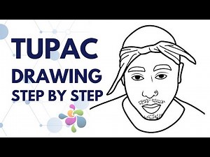 Tupac Drawing Step by Step 2pac Shakur #tupac #2pac