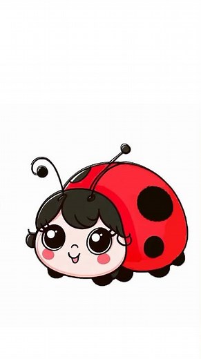 How to draw a Ladybug insect step by step