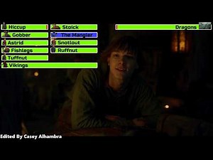 How to Train Your Dragon (2025) Opening Scene with healthbars