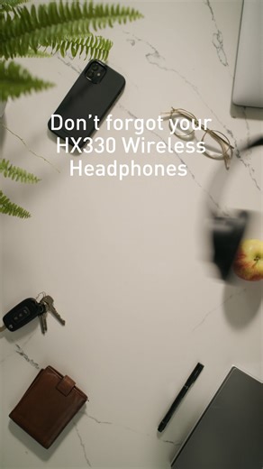 2.4K views | Morning checklist: Keys ✅ Phone ✅ RB-HX330 Headphones✅ With noise-cancelling that reduces traffic sounds, multipoint Bluetooth that moves with you from phone to laptop, and crisp 40mm drivers bringing the soundtrack: these headphones are a must have, every day. | Panasonic UK | Facebook