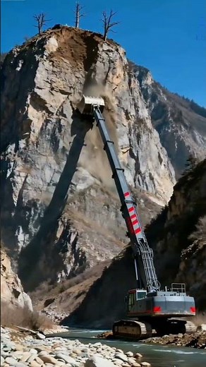 "Heavy Machines Performing Impossible Engineering Tasks 🚜🔥 | Ai jahir" #aivideo #foryou #trending