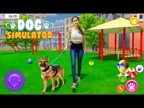 Dogs Games Simulator Gameplay | Realistic Dog Life Simulator | Android Game 2025