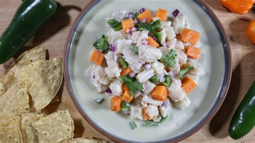 Peruvian-style ceviche (with leche de tigre) recipe