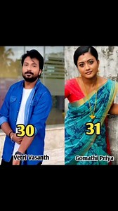 263K views · 8.6K reactions | Vijay Tv Serial Actors and Actress Age Difference  (Part-1) | RC Timepass | Facebook
