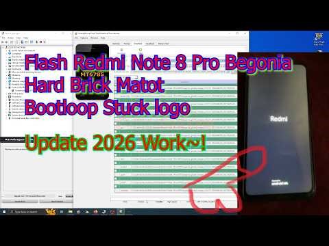 Flash Redmi Note 8 Pro Begonia MTK via SP FlashTool Work