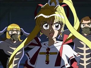 Kamikaze Kaitou Jeanne | Gas Mask Scene