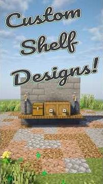 3 EASY Storage Shelf Ideas for Minecraft!