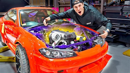 Installing My 3.6L 2JZ Engine in my Competition Drift Car!