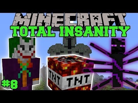 Minecraft: Total Insanity Modded Survival - CRAZY DEMONS! - EP8 EPS5 - Insane Mods Survival