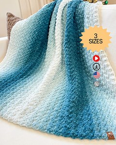 Finish a cozy, chunky blanket in just one weekend. This easy step-by-step pattern lets you create a soft, beautiful throw fast — perfect for relaxing days or a thoughtful handmade gift. Simple steps, stunning result. 🧶✨ Get yours now! 👉 craftrly.com/easy-crochet-blanket | Craftrlly