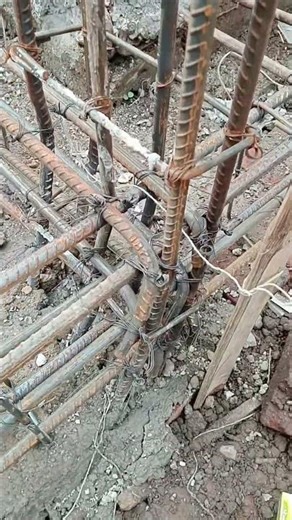 beam and column junction reinforcement.