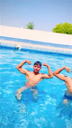 Swimming pool 🏊 ma masti😊!!#shorts #ytshorts #swimming #waterfall #masti #trending