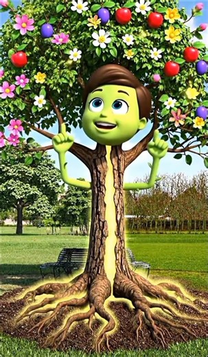 Fun with Trees 🌳 | Parts of a Tree for Beginners #KidsLearning