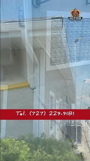 Commercial GUTTER Installation in Saint Petersburg FL | Expert drainage solution by #gutterprofessor