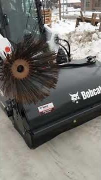 Bobcat Sweeper Attachment with Curb Broom