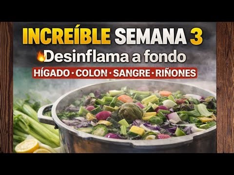 SEMANA 3: Desinflamación Total — Oxigena tu Sangre, Hígado, Colon y Riñones
