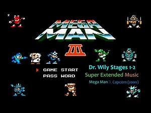 Mega Man 3 (NES) - Dr. Wily Stages 1-2 (Extended Music)