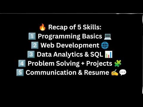 Top IT Skills Every Fresher Must Learn in 2026 🤫| Get Job Faster | IT Career Guide 😎