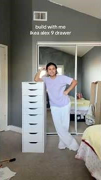 build with me | ikea alex 9 drawer
