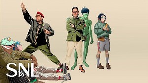 Gorillaz: Clint Eastwood ft. Del the Funky Homosapien (Live) - SNL | David Gelo