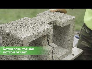 Durisol "How To" - Building a 300 Corner