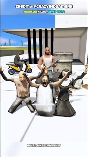 Finally ✅ Real Gta 5 mod 🥰 in Indian bike driving 3d 🤯 | gta 5 mod apk how to install 🥳 #shorts