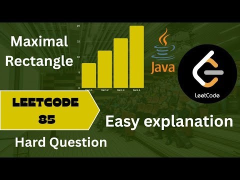 Leetcode 85 | Maximal Rectangle | Step by step solution | Each step Explained | use of 84 problem