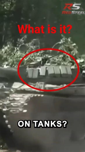 Why Tanks Have Exploding Boxes on Them? #shorts #military #tank #army #militaryvehicle