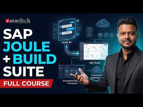 SAP Joule and Build Suite Full Course | ZaranTech