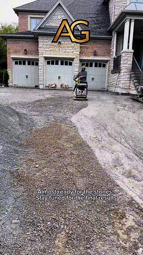 Transform your outdoor space with Alex Group Construction & Landscaping! 🌟We’ve just finished preparing a solid base for our next interlocking stone project—watch our team in action as we get ready to install beautiful, durable interlocking stones that will boost your home’s curb appeal and value.Ready to upgrade your driveway, patio, or walkway? Call us today at 416-829-8436 for a free estimate and see why homeowners in Toronto trust us for quality landscaping and construction.👉 Like, share, 