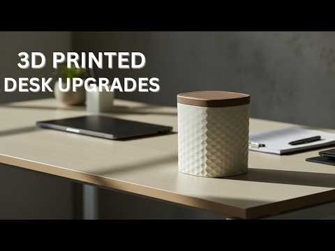 More 3D Printed Desk Upgrades That Actually Work (Clean Setup!)