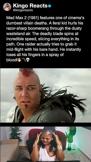 Mad Max 2 (1981) features one of cinema's dumbest villain deaths. A