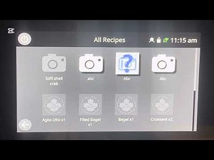 Merrychef Connex Series User Interface “Recipes Editing” Explanation