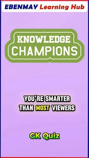 If You Get 3/3, Your General Knowledge Is Elite! 🔥 | GK Quiz