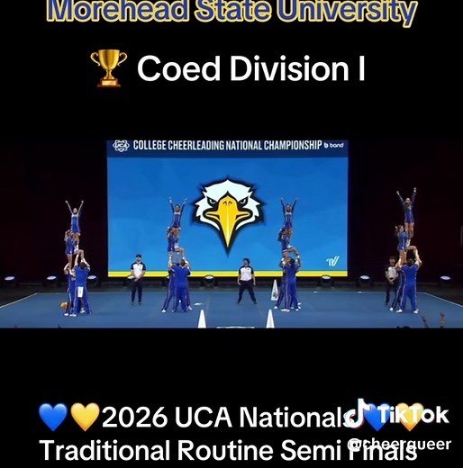 Morehead State University Coed Cheer Team at UCA Nationals