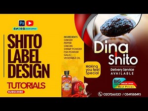 HOW TO: DESIGN SHITO LABEL IN PHOTOSHOP 2023 II PRODUCT LABEL