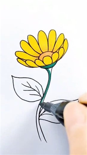 Beautiful flower 🌹💐 drawing tutorial . #flowers #creativedrawing #artwork #artist #EasyDrawingforbeginners #fbreelsfypシ゚ | Easy drawing for kids24
