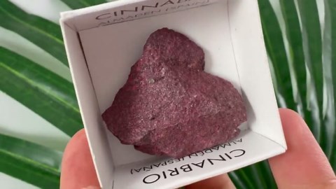 CINNABAR: Almaden,spain,cinnabar Stone,raw Cinnabar,collection Minerals,healing,cinnabar Crystal,cinnabar(size Box 4x4cm) - Etsy