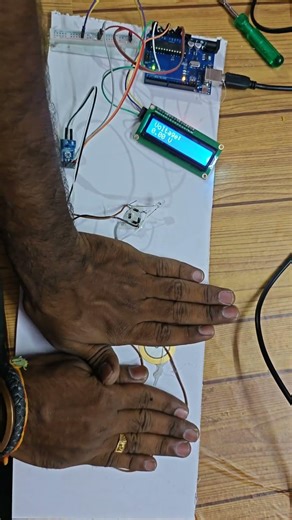 Footstep Power Generation Using Piezoelectric Plates | LCD Voltage Display Project
