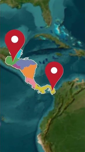 The america continent and its mainly parts
