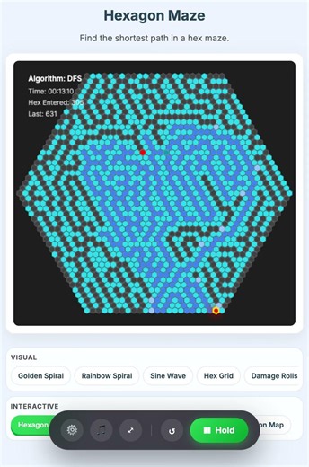 The Beautiful Root of ❤️ Heart in a Hexa Maze? 🤖