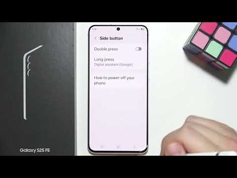 Samsung S25 FE: How to Disable Double Tap Power Button Shortcut