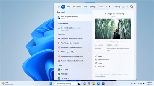 Microsoft Is Testing Improved Windows Search on Copilot  PCs