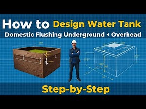 How to Calculate Domestic and Flushing Water Tank Capacity | UGT & OHT Design Guide