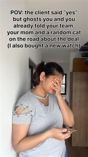 Client Said YES… Then Ghosted Me 😭😂 | Small Business Owner Problems #viralmemes #trendingshorts