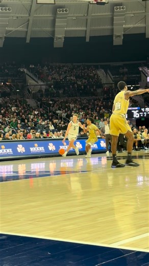 Home crowd got a good one as @ndmbb took down Georgia Tech 89-74 behind a 37-point performance from Cole Certa 🔥 #GoIrish☘️ | Notre Dame Fighting Irish Athletics