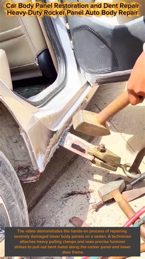 How to Repair Severe Car Body Panel Damage & Dents