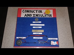 "DIY Conductor & Insulator Science Project | Easy School Experiment for Kids!"
