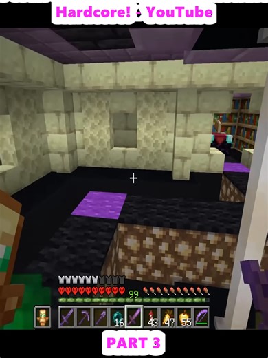 Transforming an Enderman Farm and Portal in Minecraft Hardcore