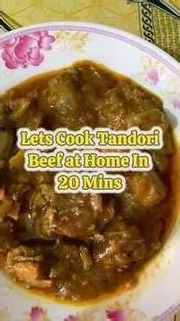 Beef Tandoori Handi Recipe - Beef recipes For Gen-Z 🥩🫕 #shorts #beefrecipe